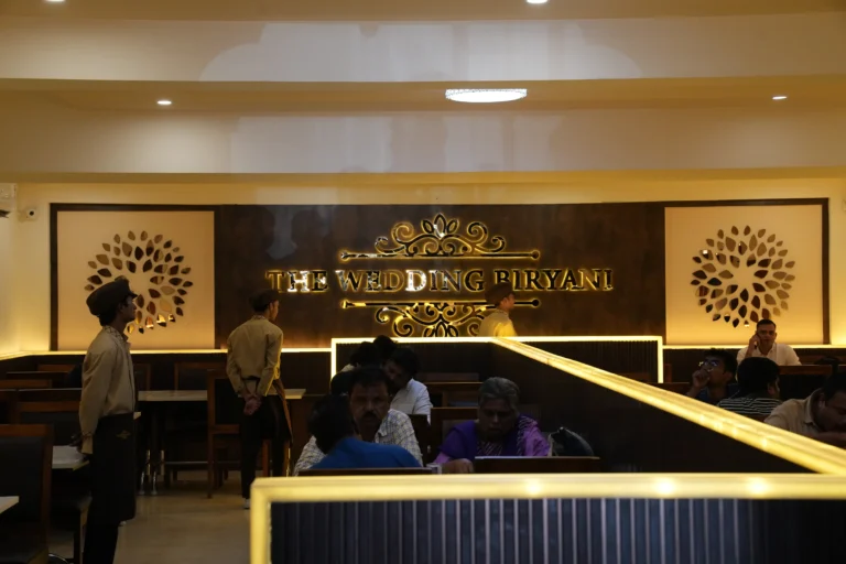 Inside The Wedding Biryani, Velachery