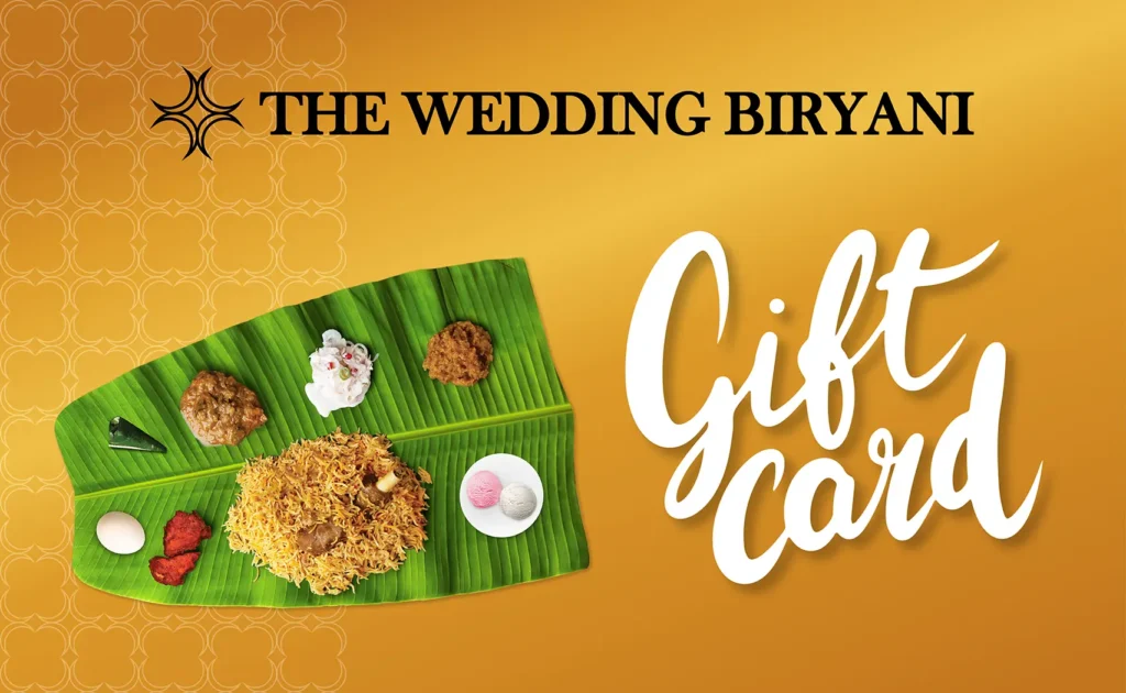 The Wedding Biryani gift card